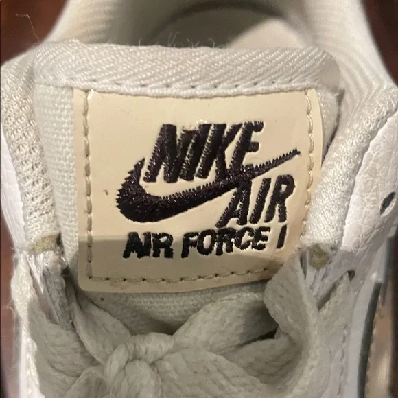 Nike White and Tan Sneakers - Picture 8 of 8